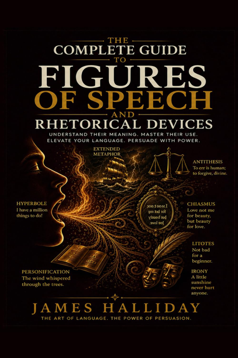 THE COMPLETE GUIDE TO FIGURES OF SPEECH AND RHETORICAL DEVICES: Metaphor, Simile, Irony, Paradox, and Over 100 Devices That Make Language Persuasive, Memorable, and Alive
